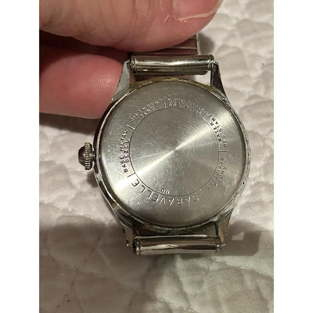 VINTAGE CARAVELLE  STAINLESS STEEL N2 1972 Men's Self Winding WATCH‎